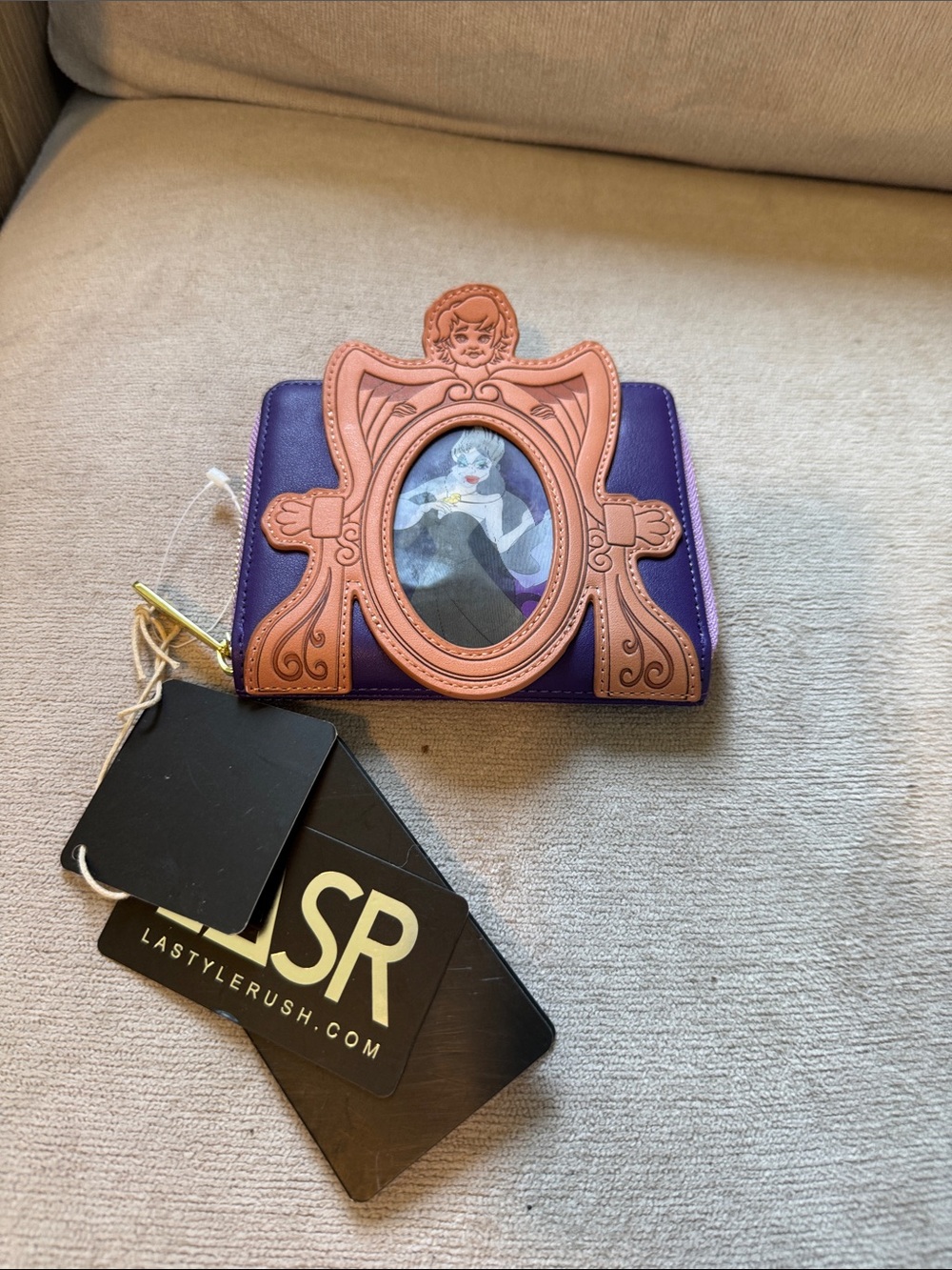 LOUNGEFLY X DISNEY Little Mermaid's Ursula Zip Around Wallet